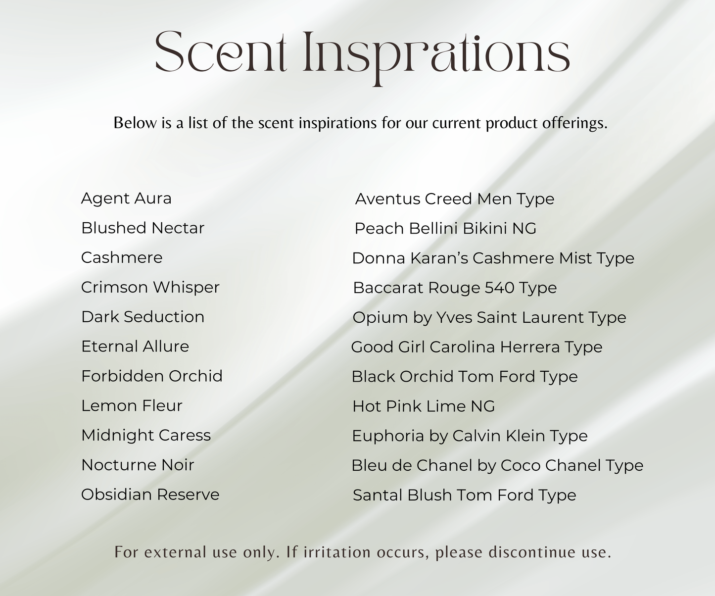 Scent Inspirations